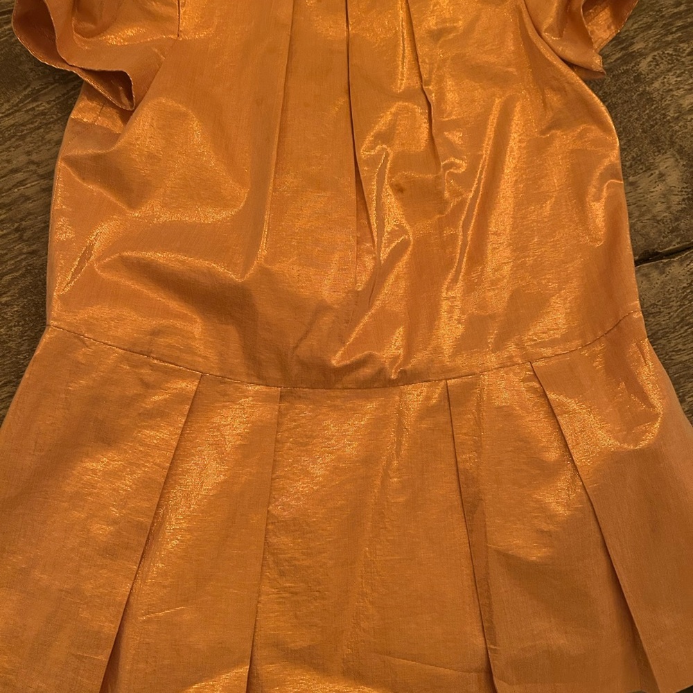 Bonpoint Elegant Orange Kids Dress